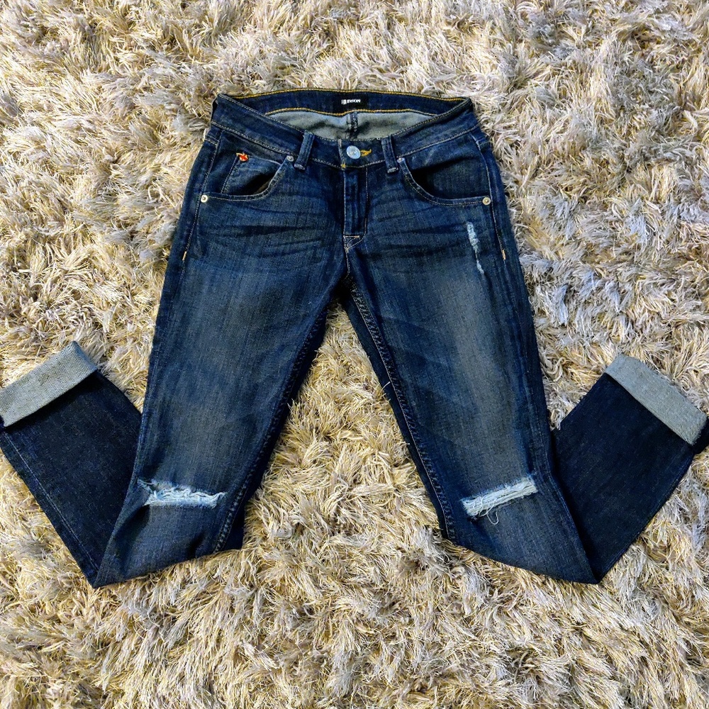Hudson Bacara Crop Straight Cuffed sz 24